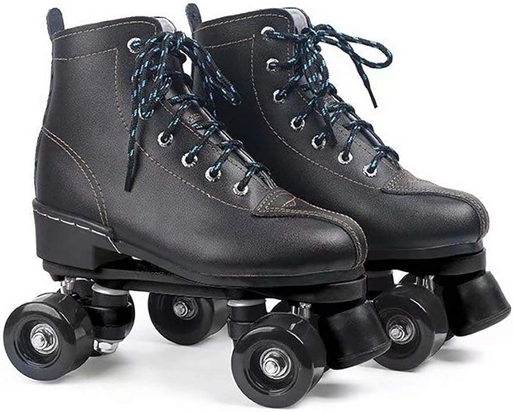 pattini a rotelle in pelle