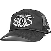 FASTHOUSE 805 Premier Tonal Trucker Hat (Black, One Size)