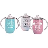 Personalized Sippy Cup - Baby Bottle - Engraved Sippy Cup - Insulated Sippy Cup - Baby Cup - Baby Shower Gift - Baby Gift - Custom Baby Cup