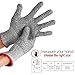 Nuovoware Cut Resistant Gloves, High Performance Food Grade Level 5 Protection Gloves for Home & Kitchen Work Safety, Hands Protector, EN388 Certified, 1 Pair(Extra Large Size)