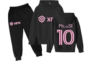 HOSTINGG Kids Tracksuits Sets Girls Hoodie and Sweatpants 2 Pcs Sweatshirt Suit for Girls School Boys' Athletic Tracksuit