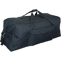 ★AMES-WORLDWIDE★TWO POCKET COTTON DUFFLE BAG BLACK★正規品 AMES-WORLDWIDE