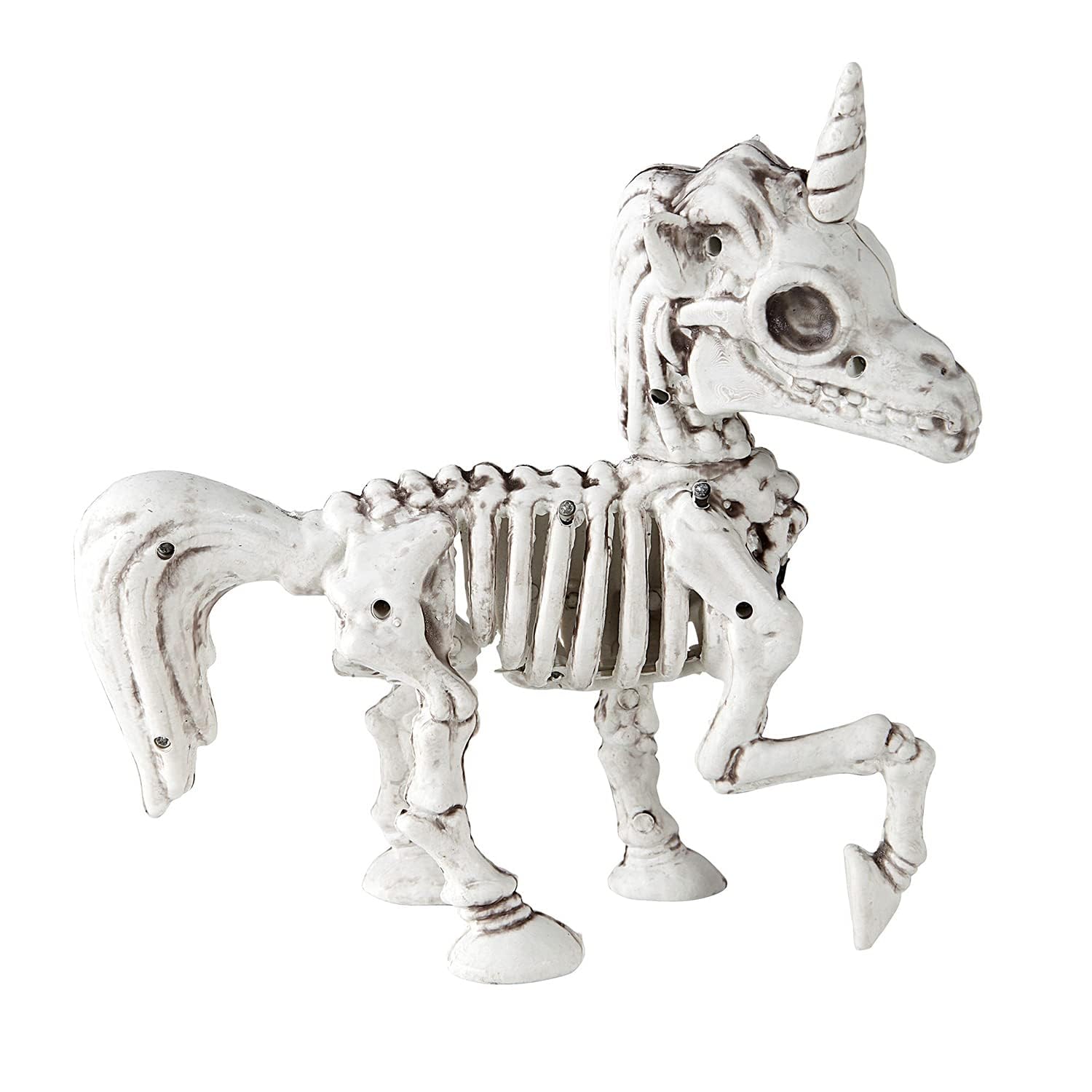 W WIDMANN MILANO Party Fashion 10992 Unicorn Skeleton 18 cm Decoration Skeleton Horror Halloween Theme Party
