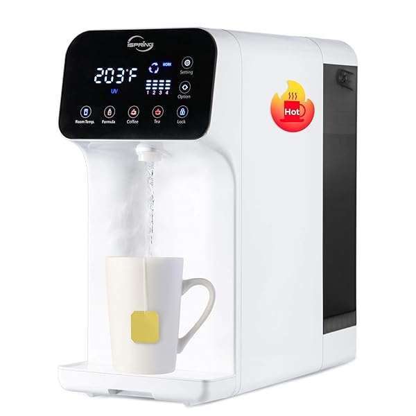 ISPRING RCD100 5-STAGE COUNTERTOP REVERSE OSMOSIS SYSTEM, INSTANT...