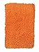 Hughapy Chenille Bathroom Rug Non Slip Bath Mat Extra Soft and Absorbent Shaggy Rugs Plush Carpet Mats for Bathroom Living Room (Orange, 23.6x15.7 inch)