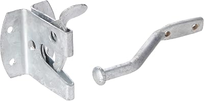 Merriway BH01806 Heavy Duty Steel Gravity Gate Latch Kit Galvanised