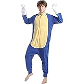 Animal Blue Pajamas Unisex Adult Jumpsuit Cosplay Costume
