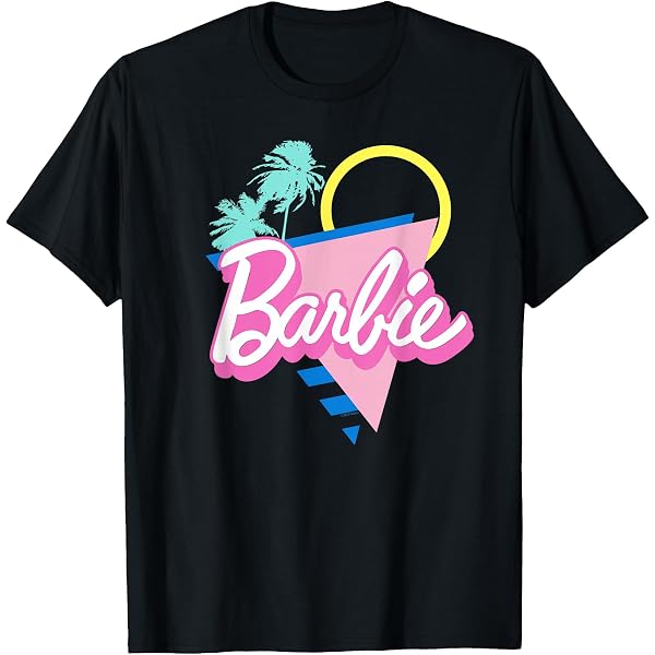 Amazon.com: Barbie - 90'S Barbie - Logo T-Shirt : Clothing, Shoes