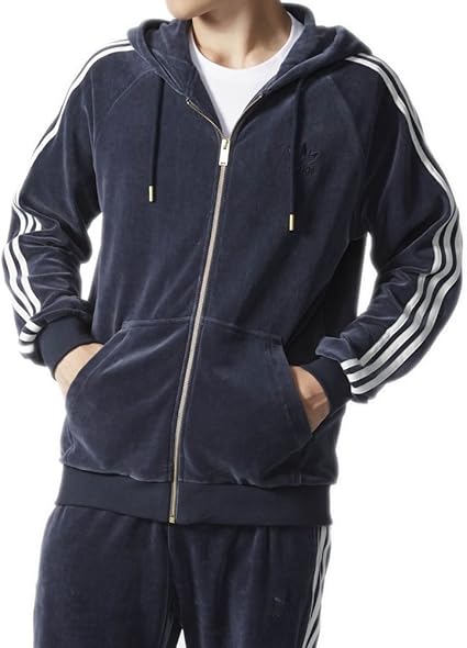 mens adidas velour hoodie