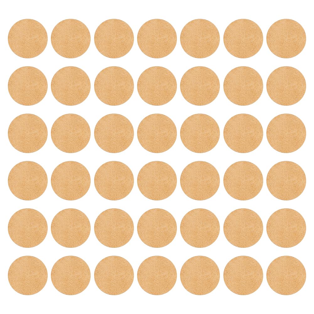 FINGERINSPIRE 70 Pcs Wooden Slices Discs 2.5cm Round MDF Bases for DIY Miniatures Circle Wood Sheet Unfinished Wood Pieces for DIY Keychain Painting Craft Round Slices for Halloween Christmas Decor