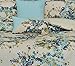 Tribeca Living Casablanca 5-Piece Cotton Floral Duvet Cover Set, King/California King