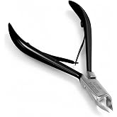 Professional Cuticle Cutter Stainless Steel Cuticle Nippers with Sharp Blades and Double Spring Cuticle Clippers - Nail Cuticle Trimmer Tool for Manicure &amp; Pedicure Beauty at Home/Spa/Saloon