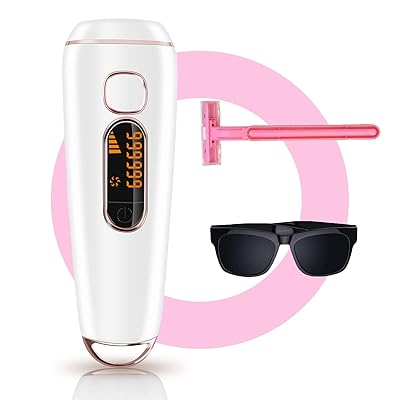Hair Removal for Women and Man IPL hair removal UPGRADE to 999,999 Permanent Painless Flashes Facial body Profesional Hair Remover Device Hair Treatment Wholebody Home Use,Feeke B1 pro