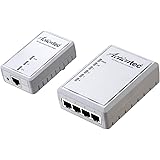 ACTIONTEC 500 Mbps Powerline Ethernet Adapter and 4-Port Hub Kit (PWR514K01)
