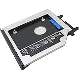 Nimitz 2nd HDD SSD Hard Drive Caddy for Lenovo Ideapad Y500 Y510p with Bracket Replace Graphics Card