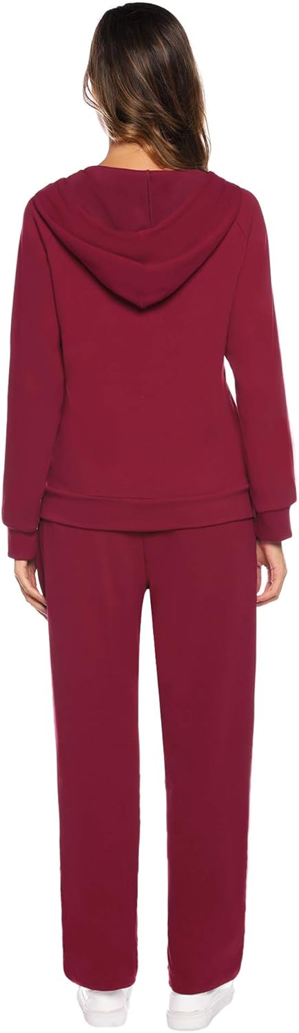red velour sweatsuit
