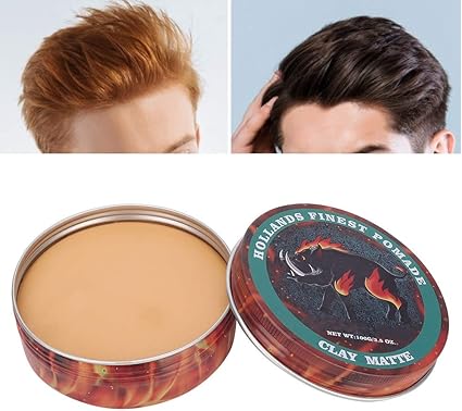 Hair Wax Matte Effect Moisturize Strong Styling Hair Clay Men