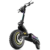 T10 Pro 2600W Dual Motor Electric Scooter Adults Up to 40MPH 44 Miles Range | 52V 23.4Ah Lithium Battery Eletric Scooter, 11 Tires Off Road E Scooter, with Dual Suspension, Extra Large LCD Display