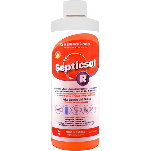 Big D Toilet Concentrate Odor Eliminator - Cherry Scent, 5 Gallon For Chemical Toilets & RVs