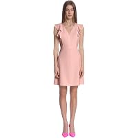 knee length dresses for ladies Shenay Ruffle Strap Embroidered Mini Dress White XXL