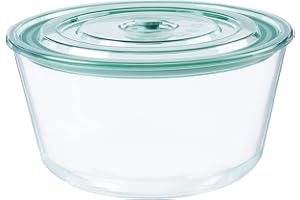 Opexscal 2-in-1 Trifle Bowl with Lid, Trifle Dish for Layered Desserts, Large Salad Bowl with Lid