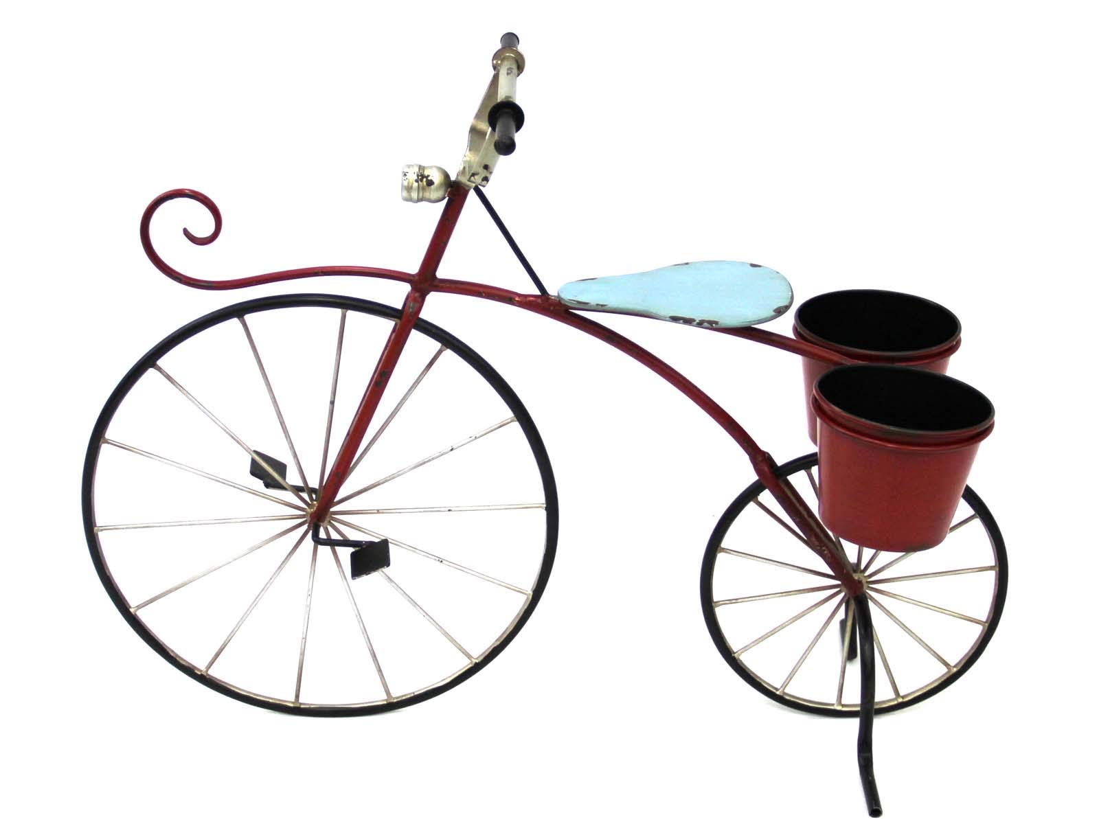 SK Style Garden Bicycle Planter - Trike Bike Planter With Removable Pots