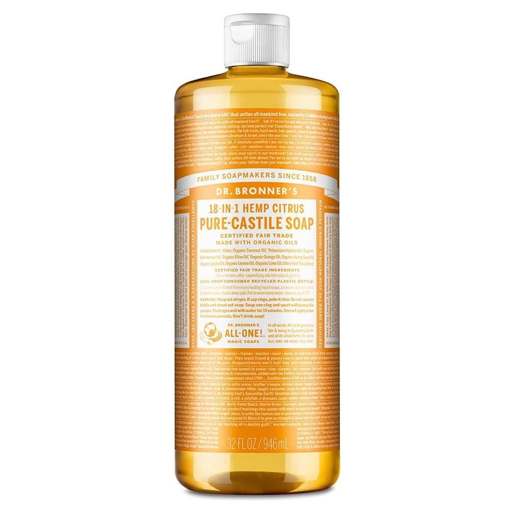 Dr Bronner's 946 ml Organic Citrus Castile Liquid Soap