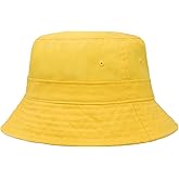 Hot Summer Bucket Hat - Trendy Cotton Sun Hat for Beach, Golf, Fishing - Fun Outdoor Vacation Boonie for Men and Women