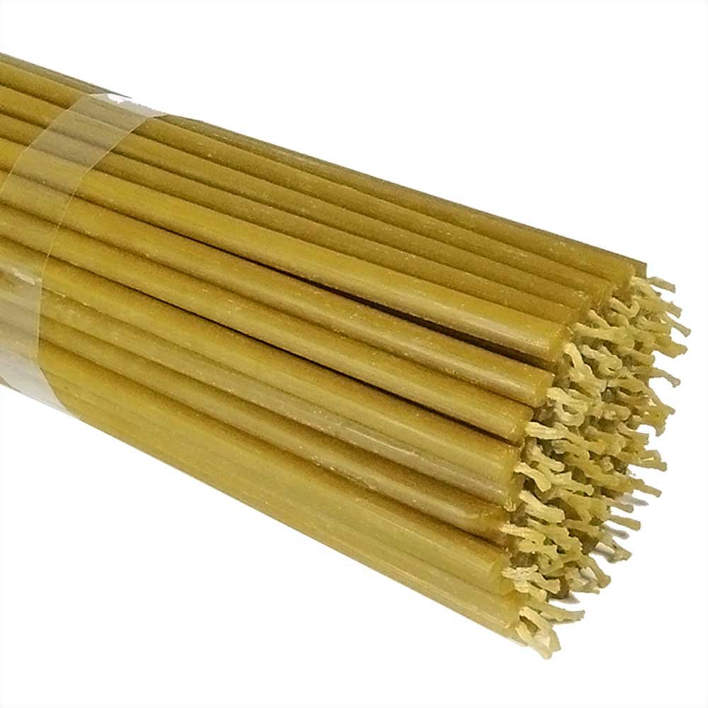 NKlaus 1940g (Approx. 200 pcs.) Beeswax soot drip Free L 24,5cm Altar Ritual Candle 36264