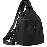 Deedlite Convertible Commuter Bag Waterproof 2-Way Women Men, Versatile Anti-Theft Backpack/Sling/Crossbody/Shoulder Bag
