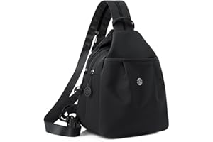 Deedlite Convertible Commuter Bag Waterproof 2-Way Women Men, Versatile Anti-Theft Backpack/Sling/Crossbody/Shoulder Bag
