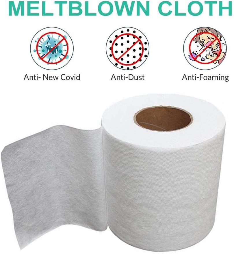 ORANGELD Nonwoven polypropylene cloth, Disposable Melt-blown Cloth -MUSK Filter Fabric, Sediment Filters, For MUSK 95 Filtering Layer Application (Length 10-100Meters)
