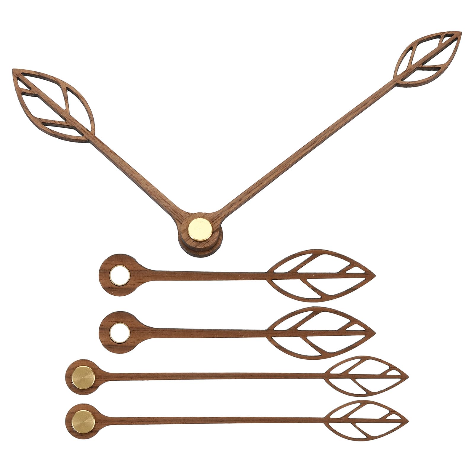 PATIKIL Replacement Clock Hands Kit, 3 Set Wooden Clock Mechanism Movement Wall Clock Hands Parts Replacement for 10 Inch Wall Clock Repair DIY Home Art Decor, J1