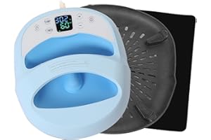 Fierton 12"×10" Heat Press Machine for T Shirts Portable Automatic Press Sublimation Machine and HTV Vinyl Shirt Press Machine for Tshirts/Bags/Hat/Cap/Plate (Blue)