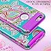 iPhone 6 Plus Case 5.5 Inch,iPhone 6s plus Case,AnnBay High Impact Hard Hybrid Dual Layer Heavy Duty Case Armor Cover Case with Totem Flower Pattern for iPhone 6 plus/6s plus(Purple)