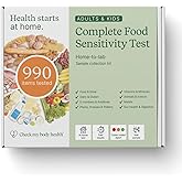 Check My Body Health 990 Items Complete Food Sensitivity Test Kit for Adults and Kids – Non-Invasive Food Intolerance Test Kit – at-Home Hair Sample Bioresonance Testing with Results in 3–5 Days
