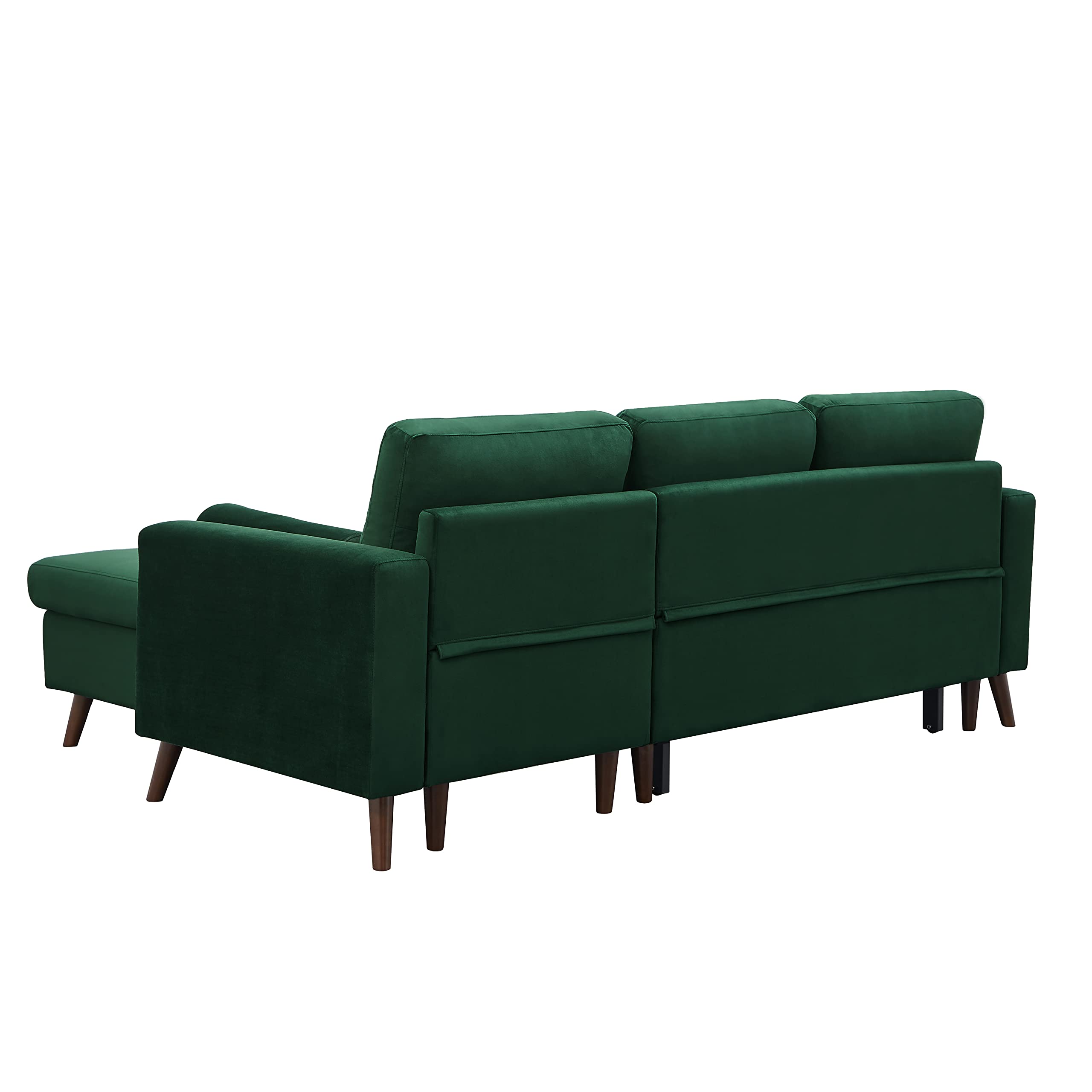 Photo 1 of *******PARTS ONLY******SEE NOTES ******BIADNBZ L-Shaped Sectional Sofa with Chaise, Green Couch
