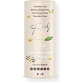 Klevij All Natural Vanilla Scented F.A.B. Deodorant | 1.7 oz For Fupa, Armpit, and Breast | Aluminum-Free, Alcohol-Free, Organic