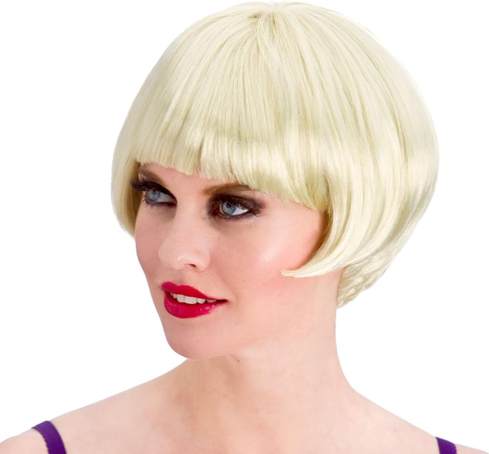 Ladies Blonde 1920s Flapper Wig for