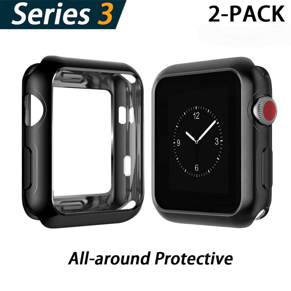 YoLin Coque Apple Watch Series 3, iWatch Protecteur d'écran TPU Ultra