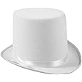 Funny Party Hats White Costume Felt Top