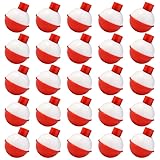 Bskifnn 50 PCS Round Fishing Bobbers 1 Inch Float