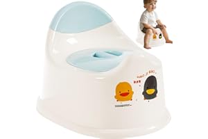 Toddler Potty Training Toilet, Lightweight Portable Detachable Spill Proof Toddler Training Potty with Inner Bucket Thicken B
