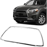 Bumper Grille Trim, Front Bumper Grille Trim Shell for Outlander Sport ASX RVR, Protective Decorative Replacement