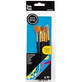 Brea Reese 6-Piece Variety Paintbrush Set, Black