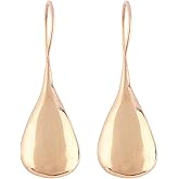 DEVMUKTI 925 Sterling Silver Dangle Jewelry, Solid Sterling Silver Dainty Earrings for Women, Handmade Jewelry, Dangling Earring, Birthday Christmas Gift (Rose Gold)