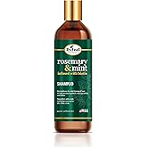 Difeel Elevated Rosemary Mint Shampoo with Biotin 12 oz. - Made with Natural Rosemary & Mint to Strengthen Dry and Damaged Hair, Smooth Split Ends and Moisturize Dry Scalp