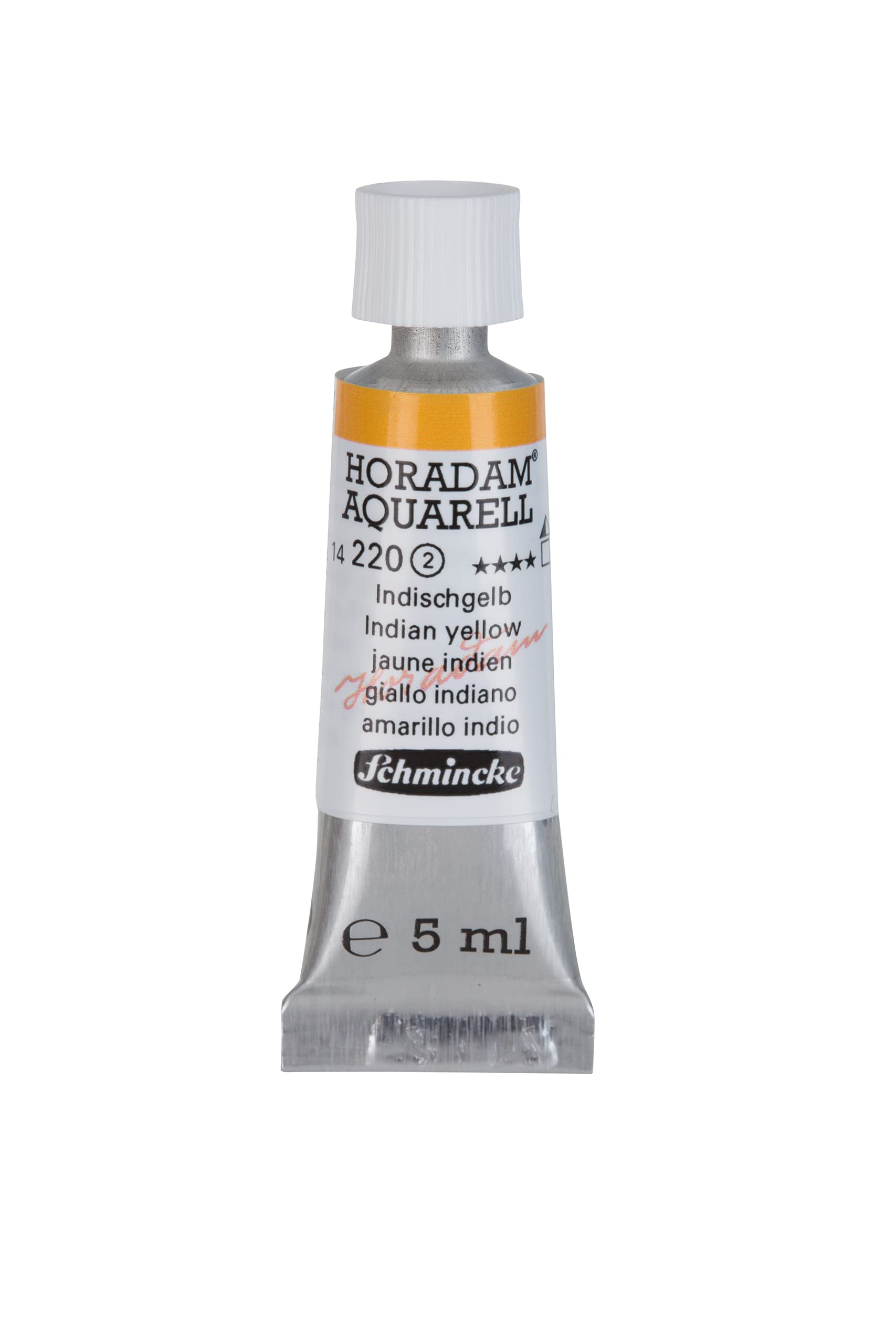 Schmincke - HORADAM® AQUARELL - finest artists' watercolours, Indian yellow - 5 ml — image 1