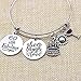 Memgift 60th Birthday Gifts for Women Stainless Steel Charm Bracelet Gift Jewellery