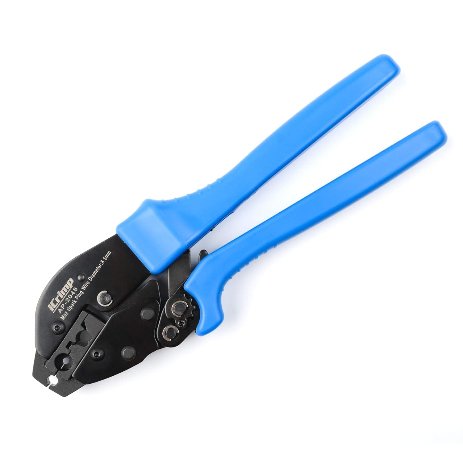 iCrimp Ratcheting Spark Plug Connector Crimper for Ignition Cable and Spark Plug Wires Maximum Diameter 8.5mm: Industrial & Scientific